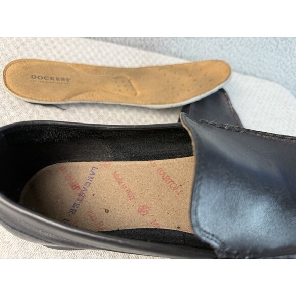 Y2K Dockers Premium Supple Italian Leather Loafers Men\'s Sz 10 M Leather Insole